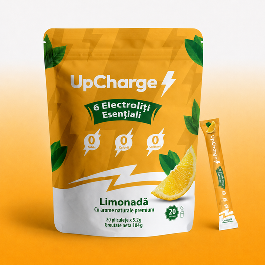 Electroliți cu Aromă de Limonadă, UpCharge, 20 Serviri, 104g