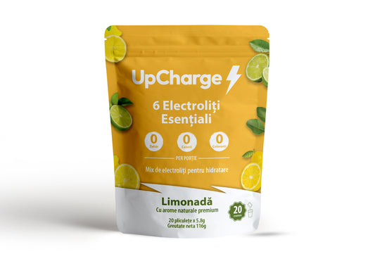 Electroliti cu Aroma de Limonada, UpCharge, 20 Serviri, 116g